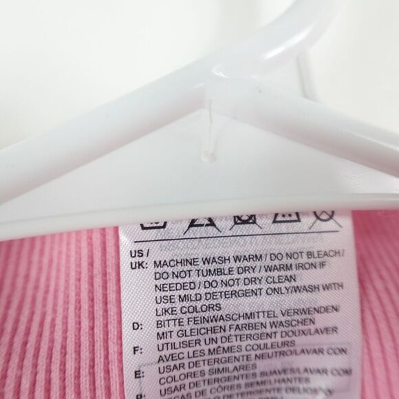 Adidas Womens Pink Pull Over Mock Neck Sweatshirt Quarter Zip Size 1X - Picture 11 of 11